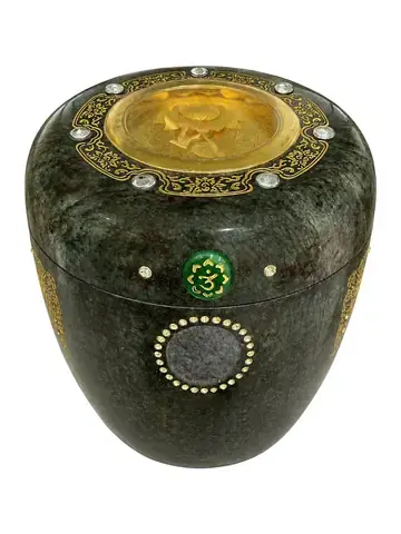 URN-0139 漢玉骨灰罐實品照片（心經）