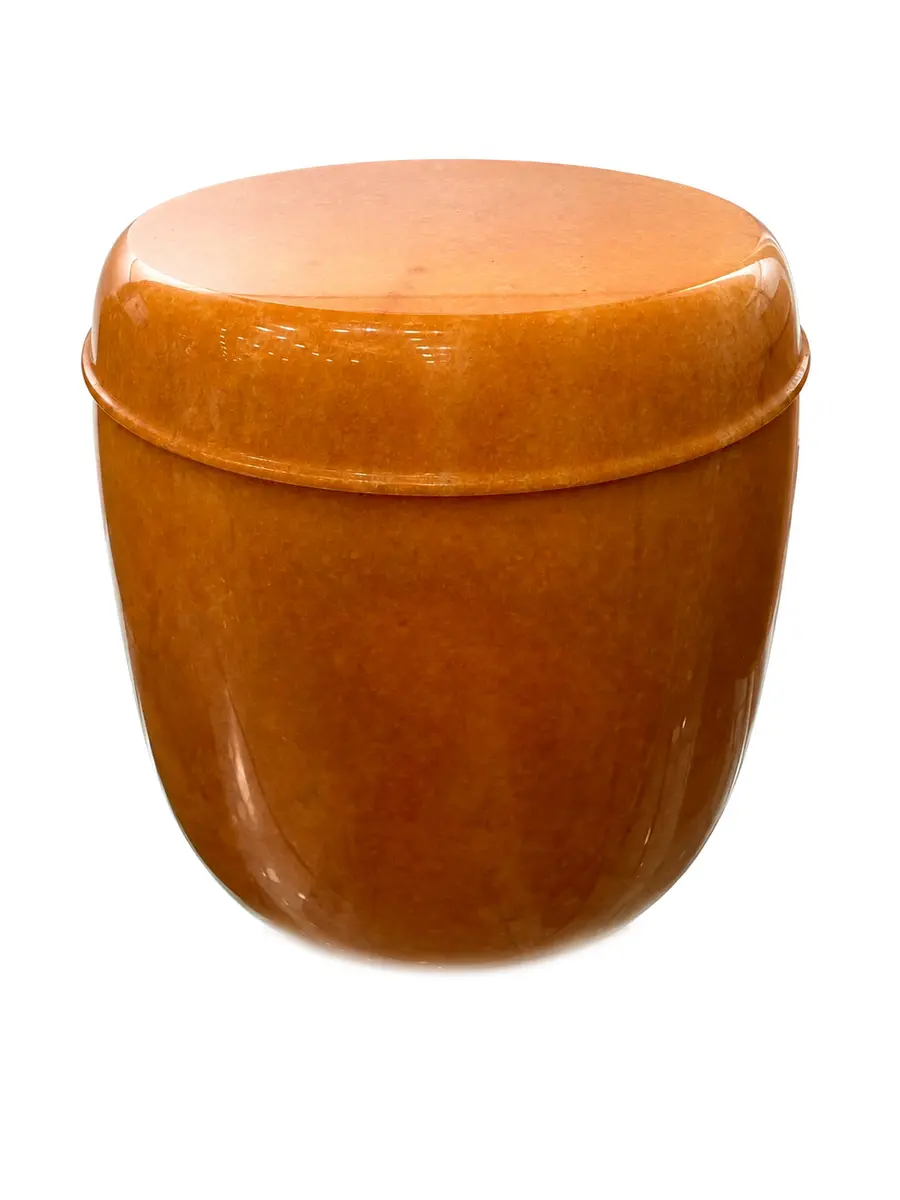 芙蓉染玉 典藏款 骨灰罐實品照片,商品編號 URN-0075