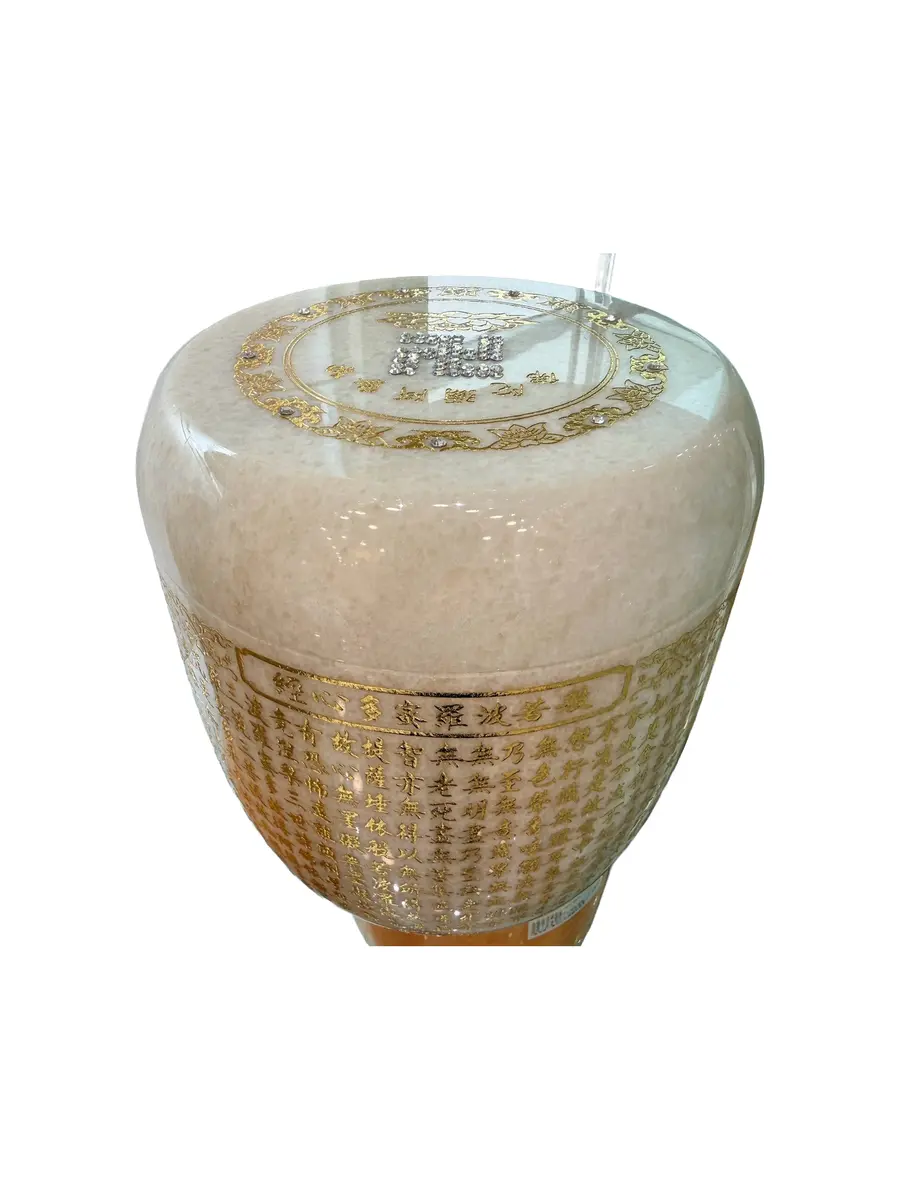 紅芙蓉 心經 骨灰罐實品照片,商品編號 URN-0105