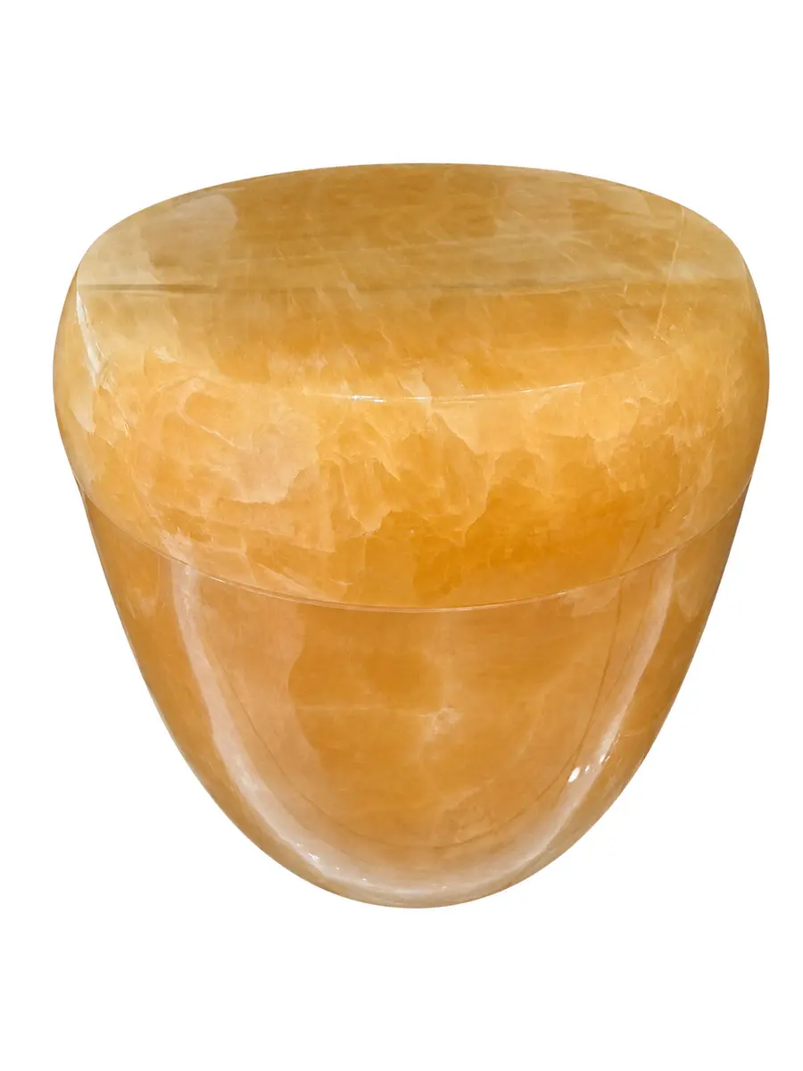 黃玉 標準 骨灰罐實品照片,商品編號 URN-0108