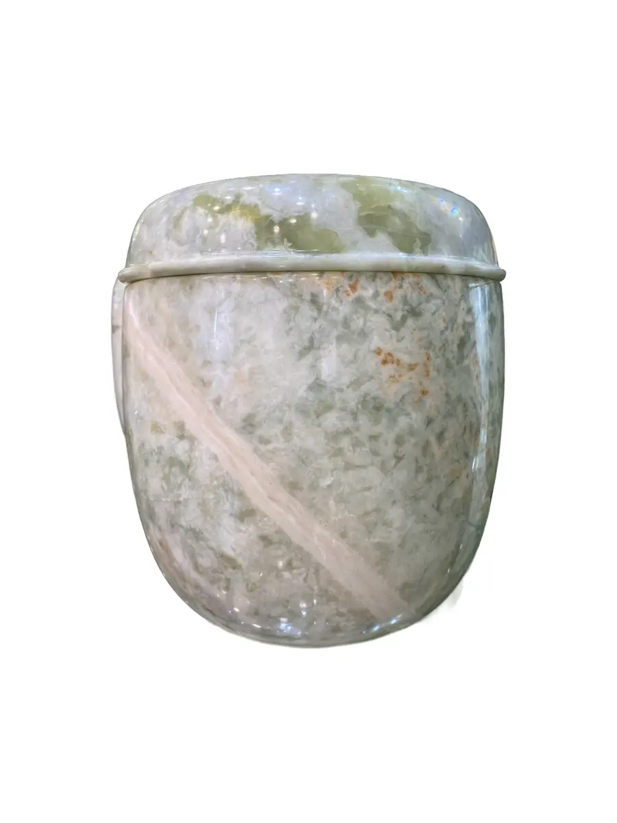 芙蓉玉 典藏款 骨灰罐實品照片，商品編號 URN-0134