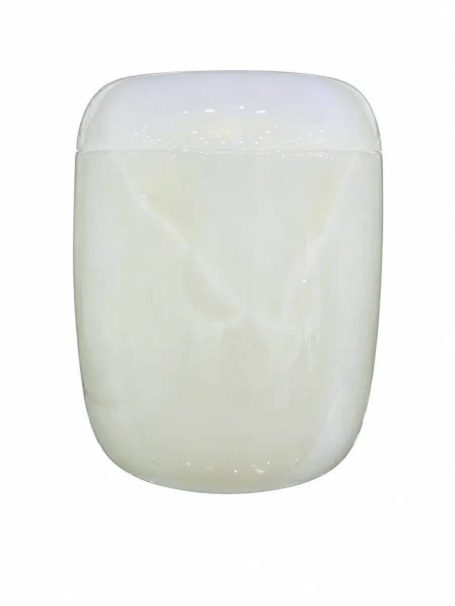青玉 標準 骨灰罐實品照片，商品編號 URN-0144