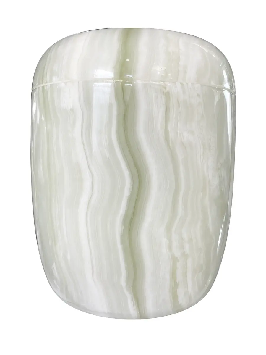 青玉 標準 骨灰罐實品照片，商品編號 URN-0146