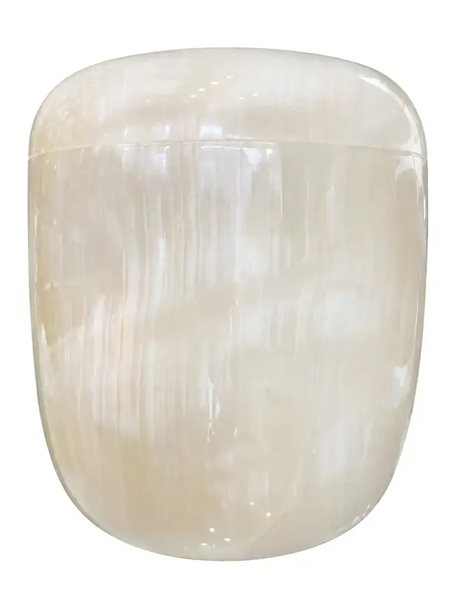 URN-0150 羊脂白 實品照片,角度 1
