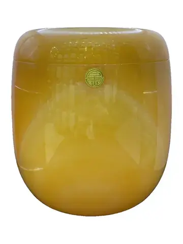 URN-0034 紅橙玉骨灰罐實品照片（標準）