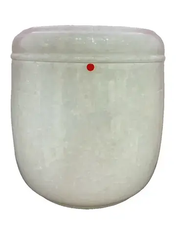 URN-0021 越南白玉骨灰罐實品照片（典藏款）
